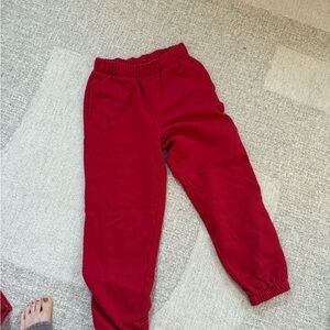 Sweatshirt and Jogger set red gap